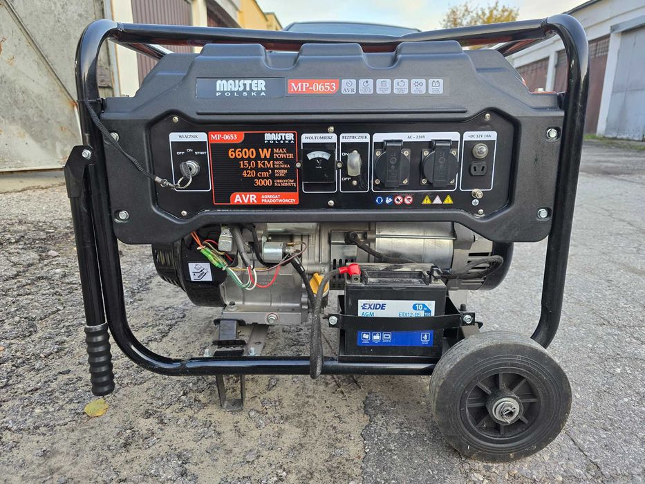 Nowy Agregat prądotwórczy 15KM 6.6kW MAJSTER MP-0653