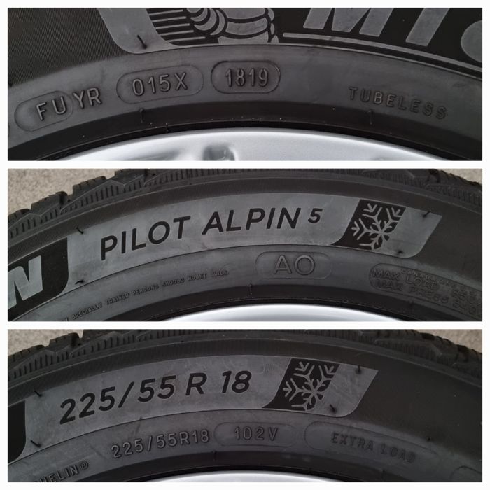 Koła Zimowe Alu z czujnikami 18" Audi A6 C8 4K 5x112 Oryginalne