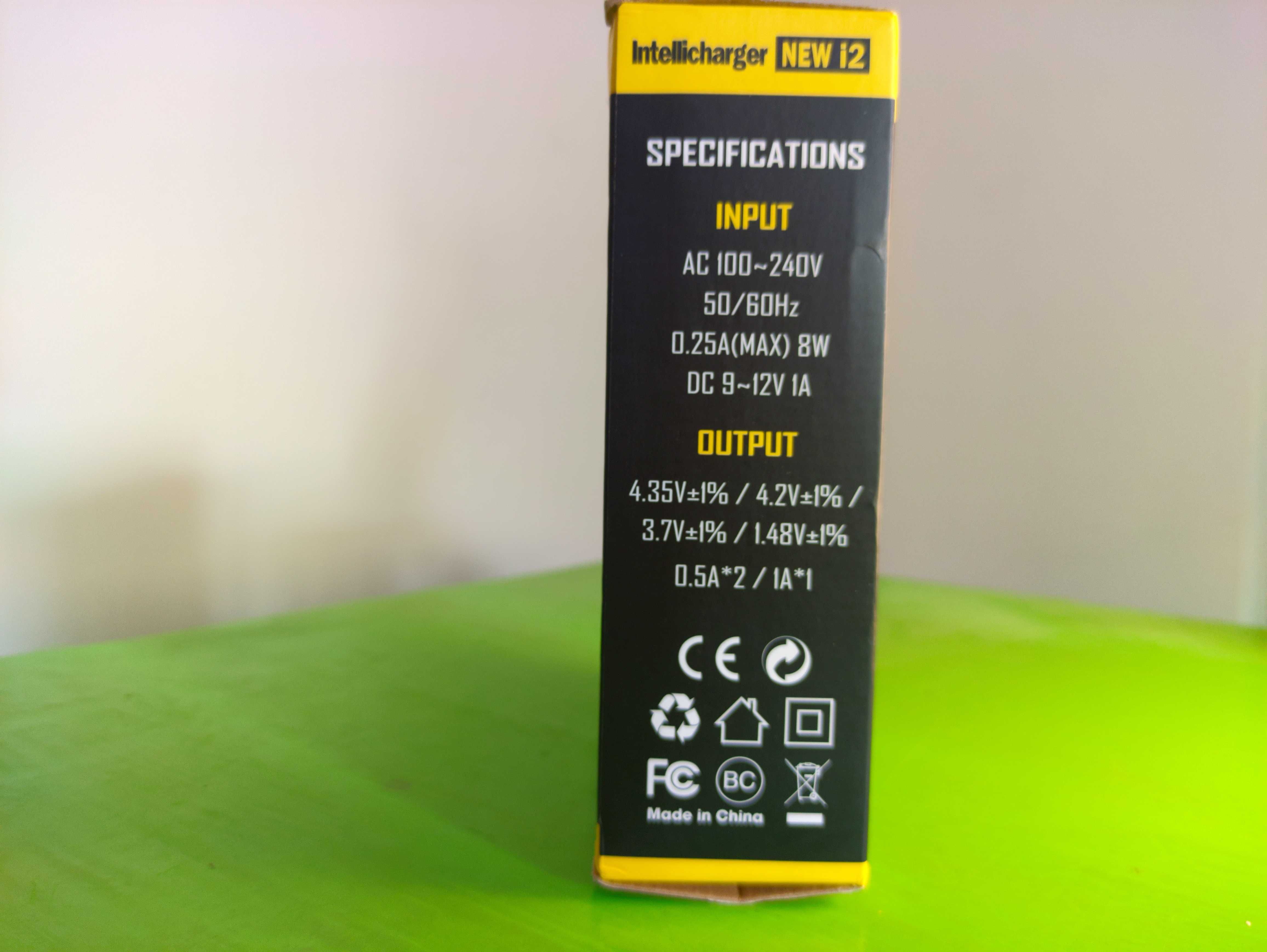 Nitecore New I2 Зарядное устройство для аккумуляторов 18650 Оригинал