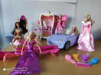 Mega Zestaw Barbie XXL szafa i samochód USA
