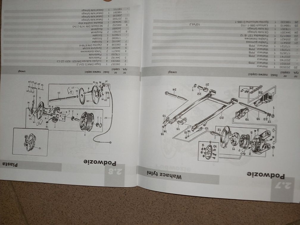 Sprzedam nowy katalog czesci instrukcja obsługi+sciagacz magneta simso