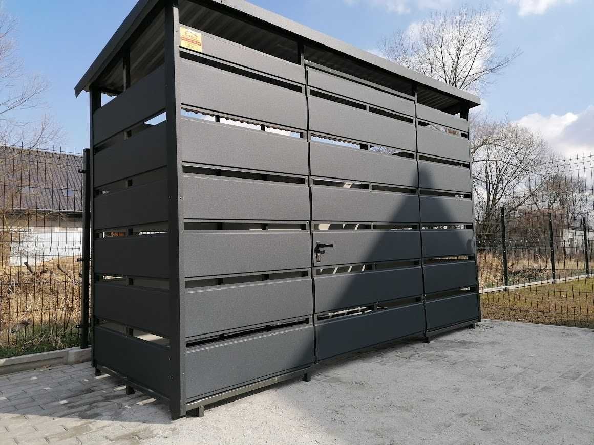 Wiata śmietnikowa panelowa 2x3 OKAZJA