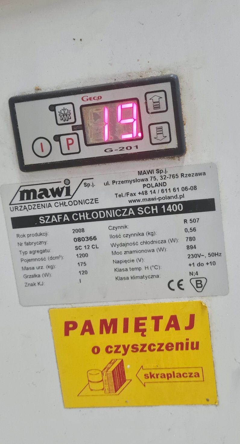 Szafa chlodnicza MAWI SCH 1400