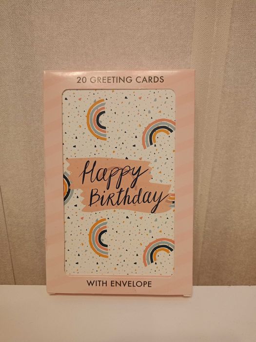 Zestaw kartek z życzeniami i kopertami 20 szt.