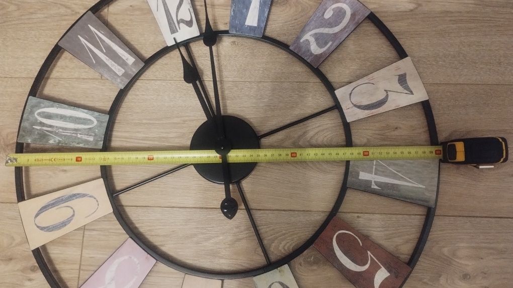 Zegar loft 60 cm