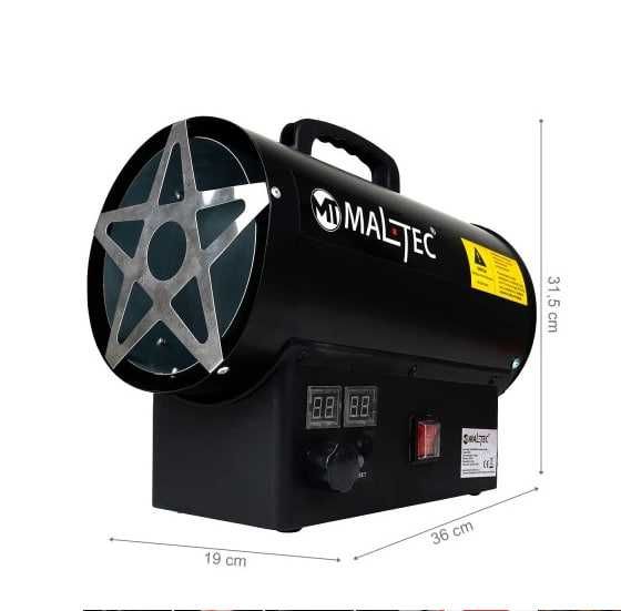 Газовий обігрівач Maltec 30 кВт теплова гармата, пушка обігрівач