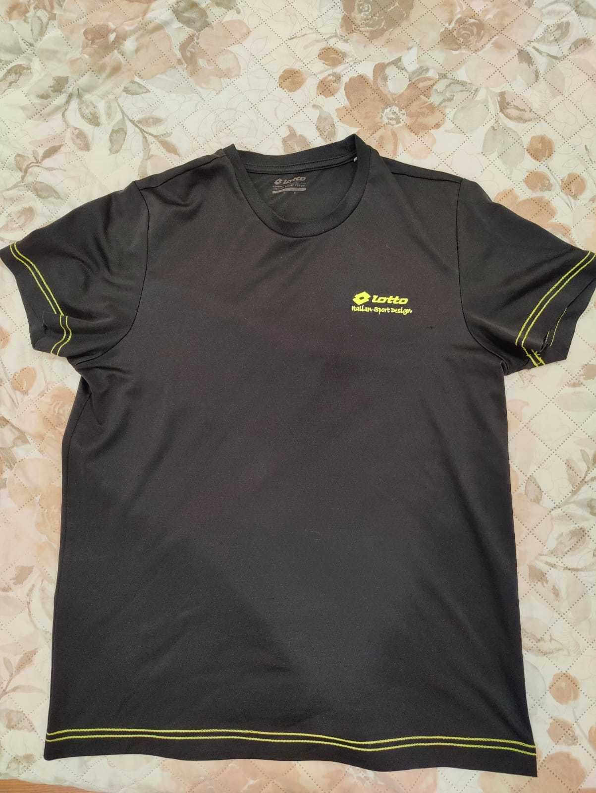 T-shirt Lotto preta tam. L