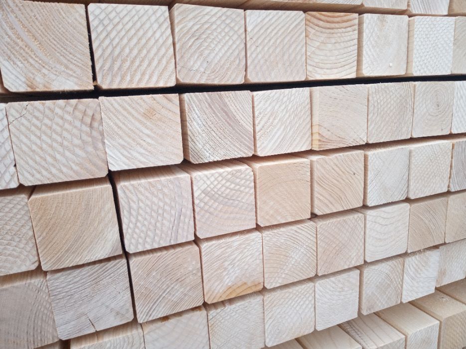 Kantówka 70x70 sucha strugana