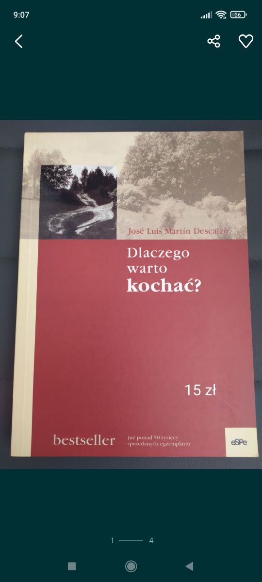 " Dlaczego warto kochać " Jose Luis Martin Descalzo