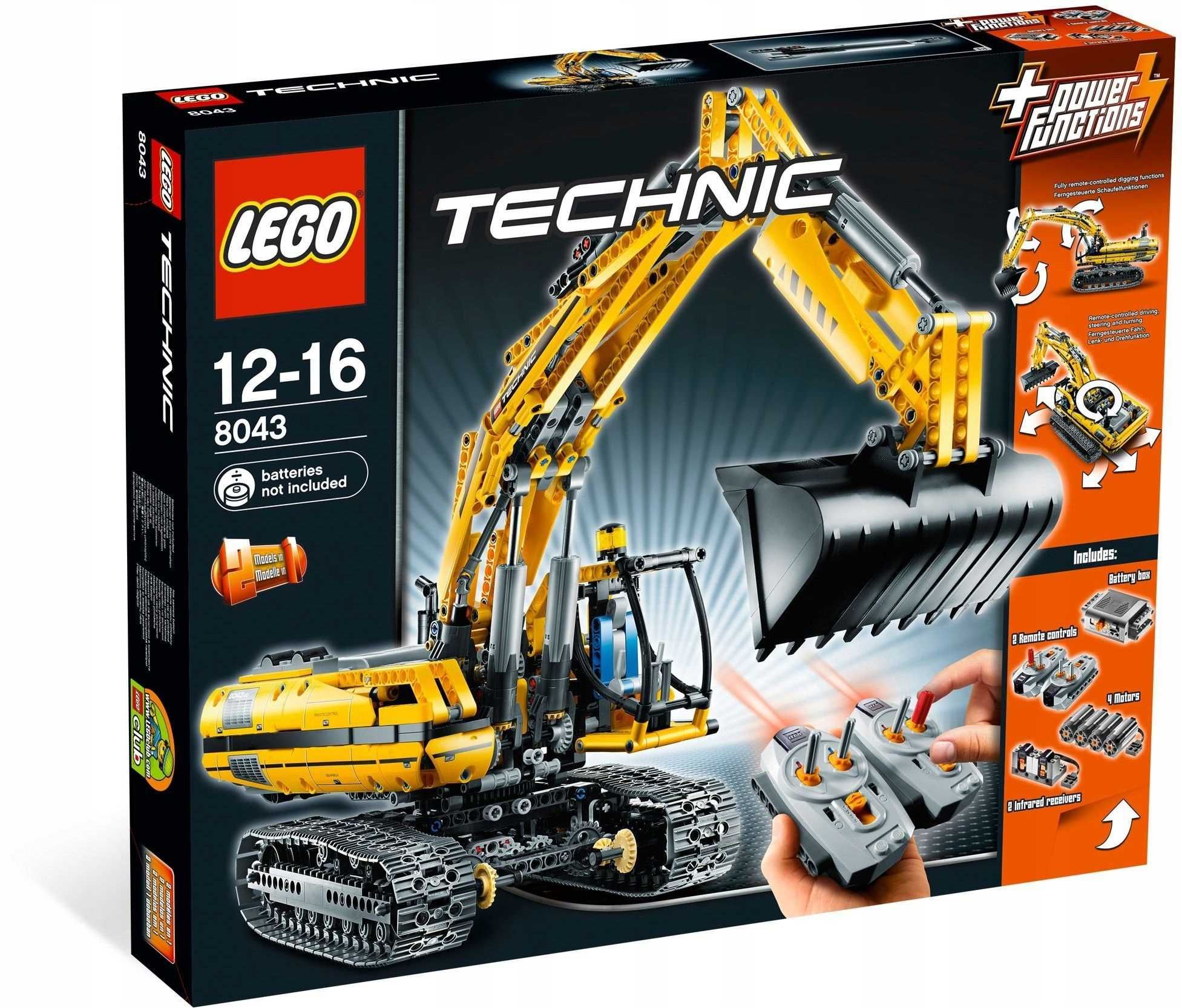 Lego Technic 8043 Zmotoryzowana koparka