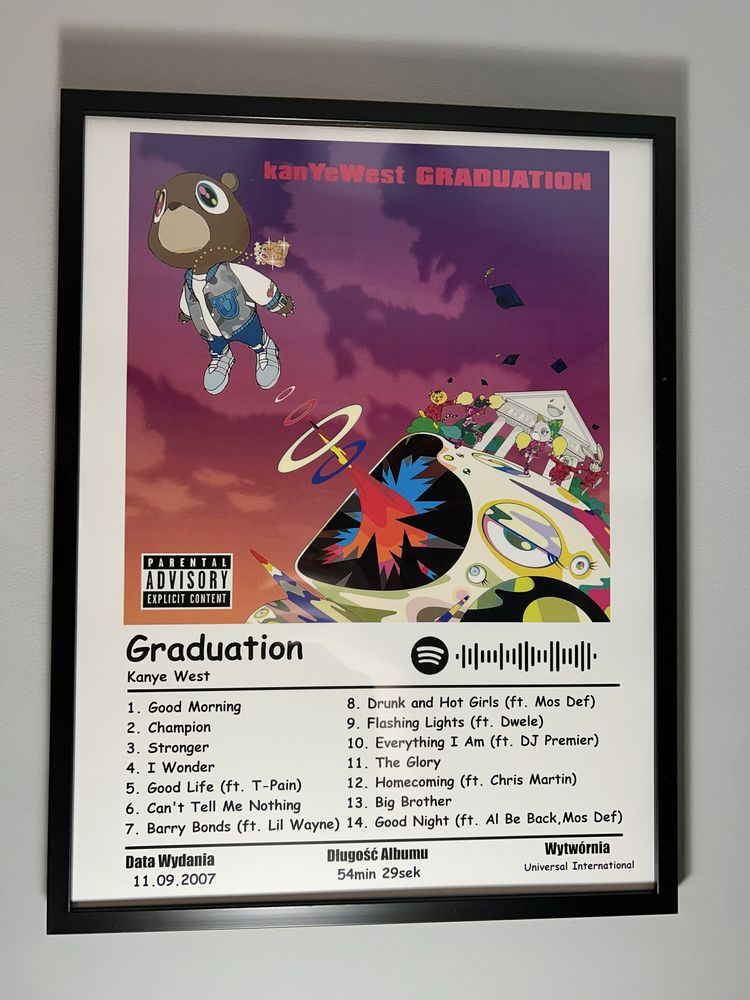 Plakat Album w ramce obraz prezent Kanye West