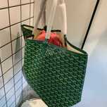 Torebka Goyard w zielonym kolorze – świeża i wyjątkowa!