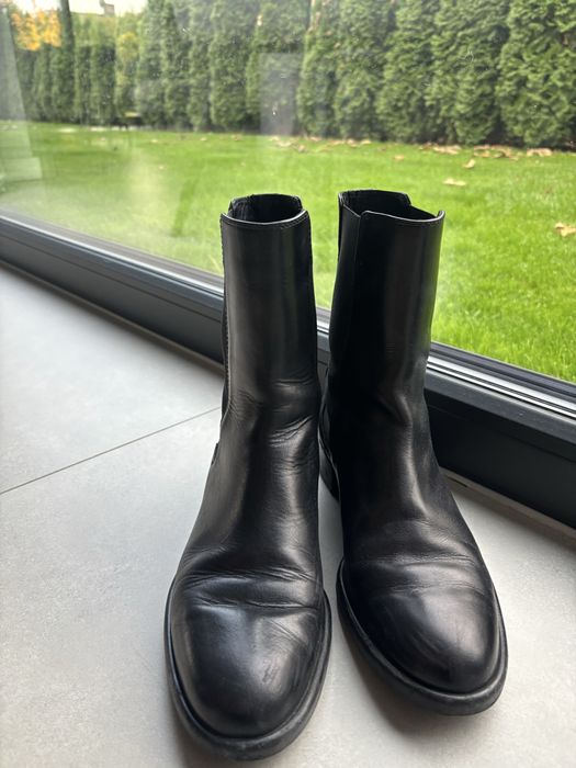 botki Massimo Dutti rozm 39 czarne