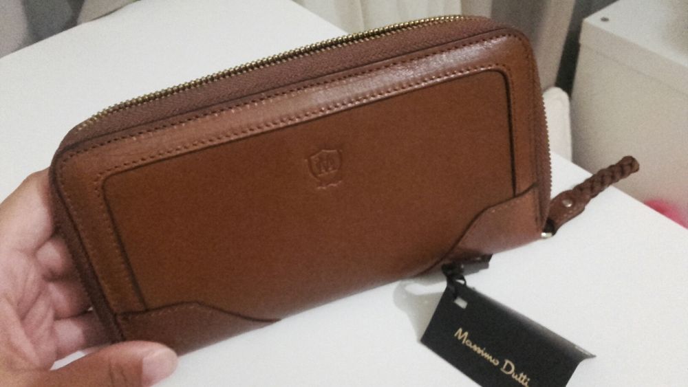 Porta moedas Massimo Dutti Novo com etiqueta