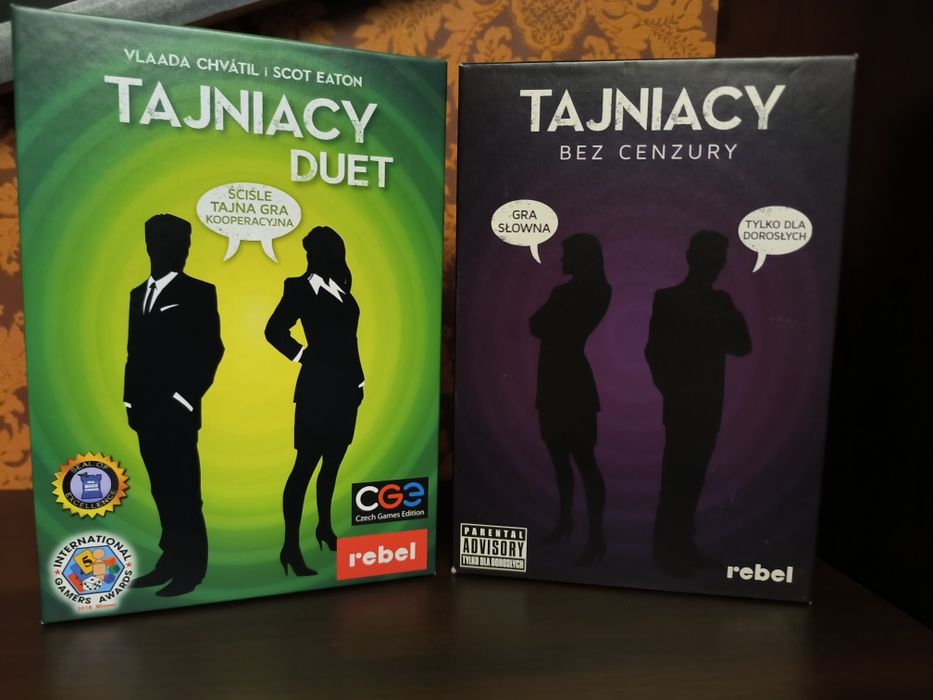 Tajniacy Duet + Bez cenzury, gra towarzyska