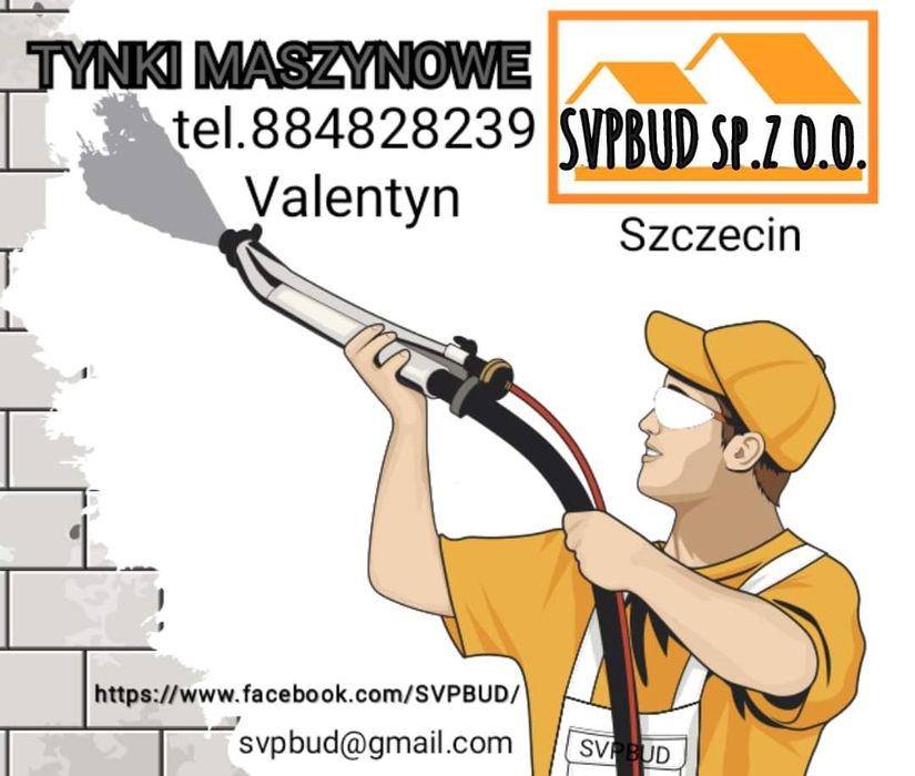 Tynki maszynowe cementowo-wapienne  Szczecin