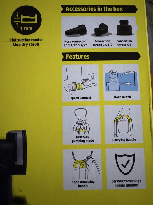 Bomba Submersível Kärcher SP 9000 Estado imaculado