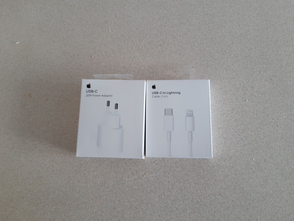 Kostka Zasilacz USB-C 20W Power Adapter Kabel USB-C do iPhone NOWE