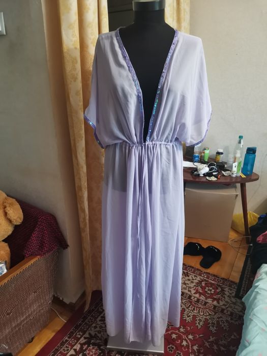 Пляжная накидка платье парео