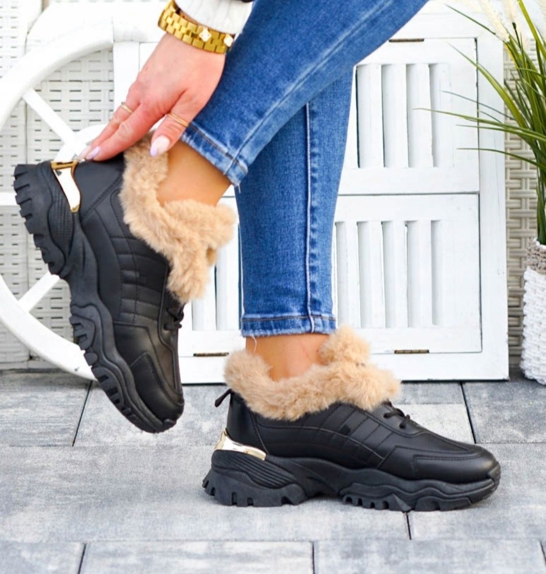 36 37 38 sneakersy 39 40 41 adidasy sportowe zimowe z futerkiem futro