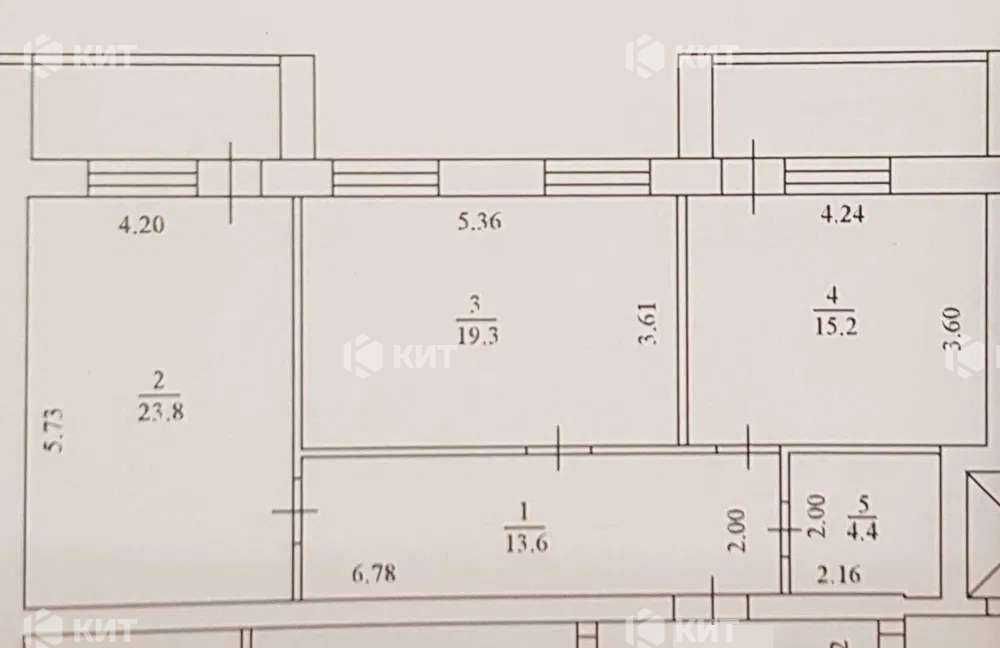 2к.82м2 Центр (Восстания Защитников Украины, ЖК Речной квартал)122758