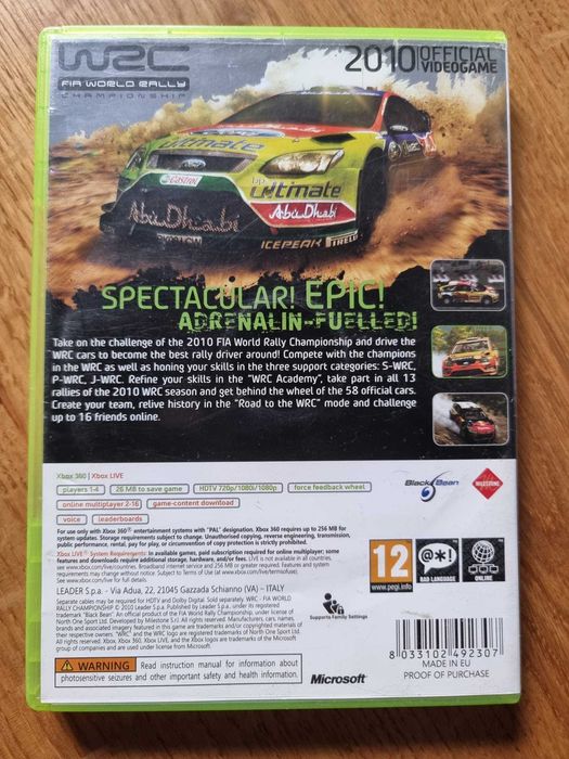 WRC 1 - WRC: FIA World Rally Championship - Xbox 360