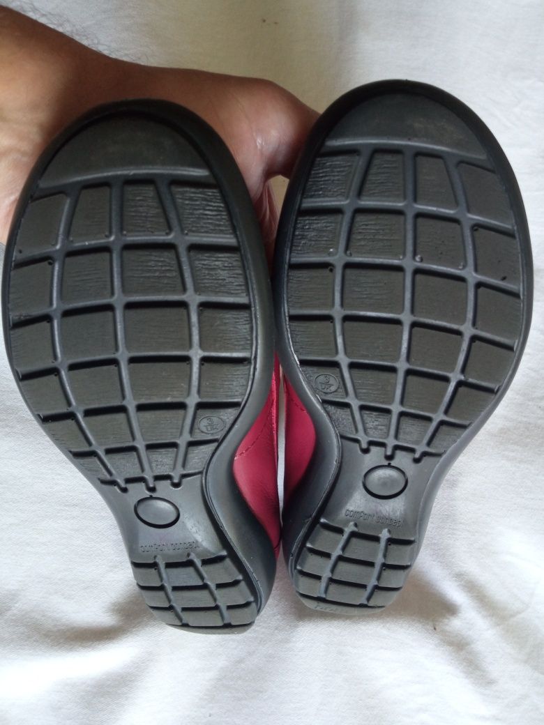Кожаные Мокасины Hotter Comfort Concept, Бордовые, р. 36 (UK 3, US 5)