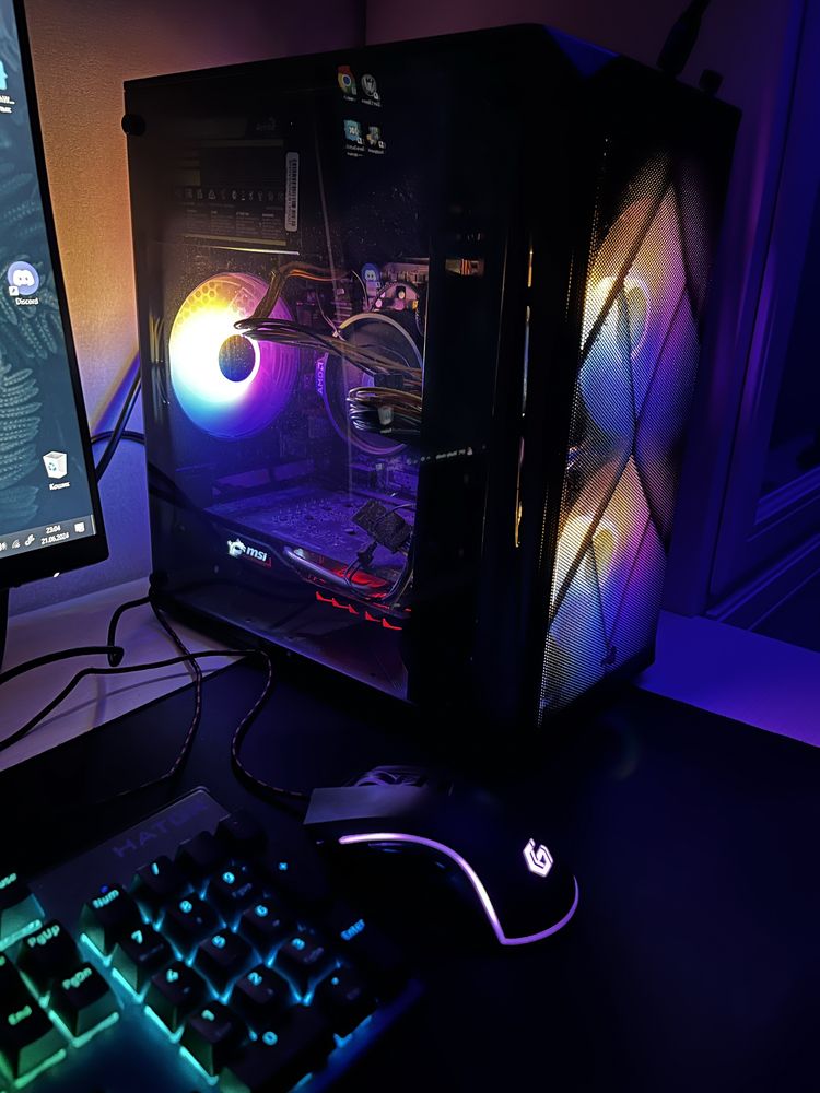 ПК (SSD 500gb, GPU 32gb, GTX 1050ti) + монітор Dell + мех. клав