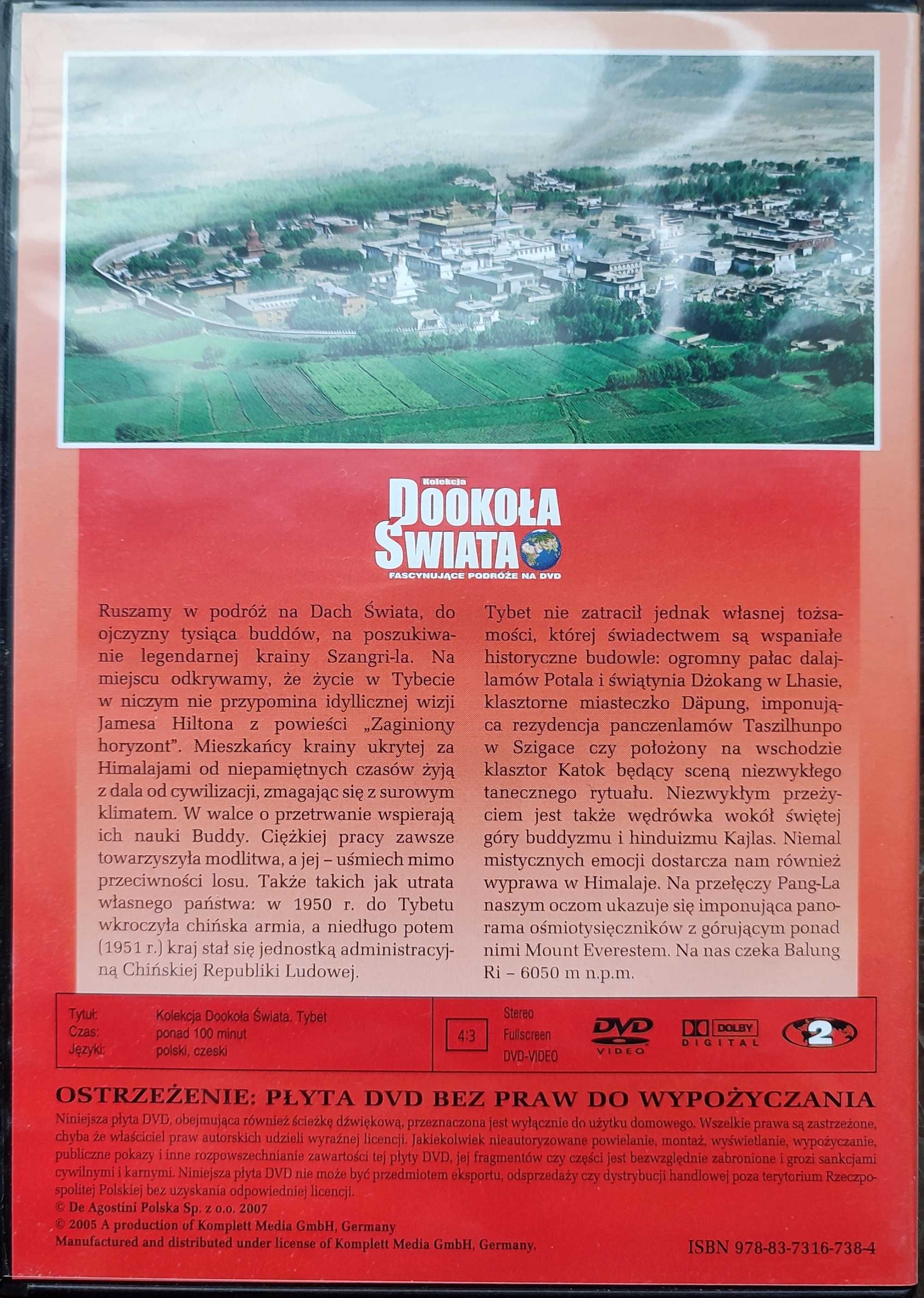 Film DVD Tybet. Na dachu świata. Kolekcja Dookoła Świata