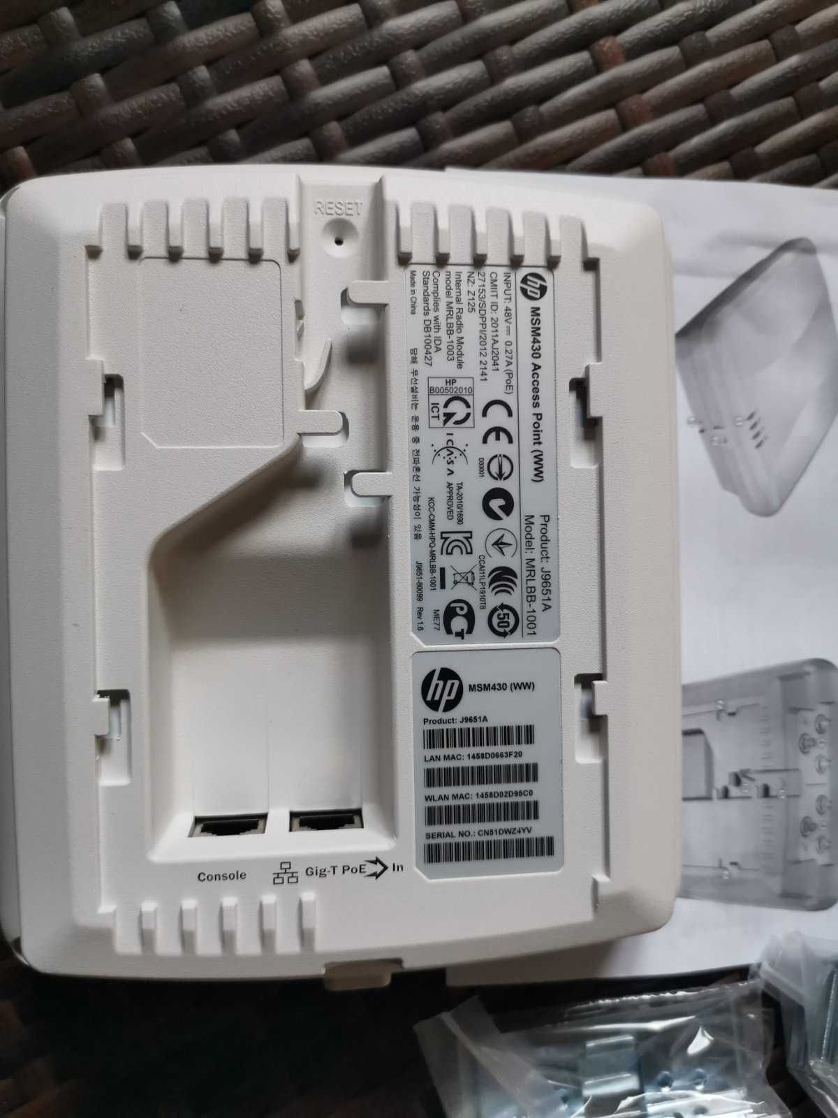 HP J9651A - HP MSM430 Wi-Fi 4 Access Point