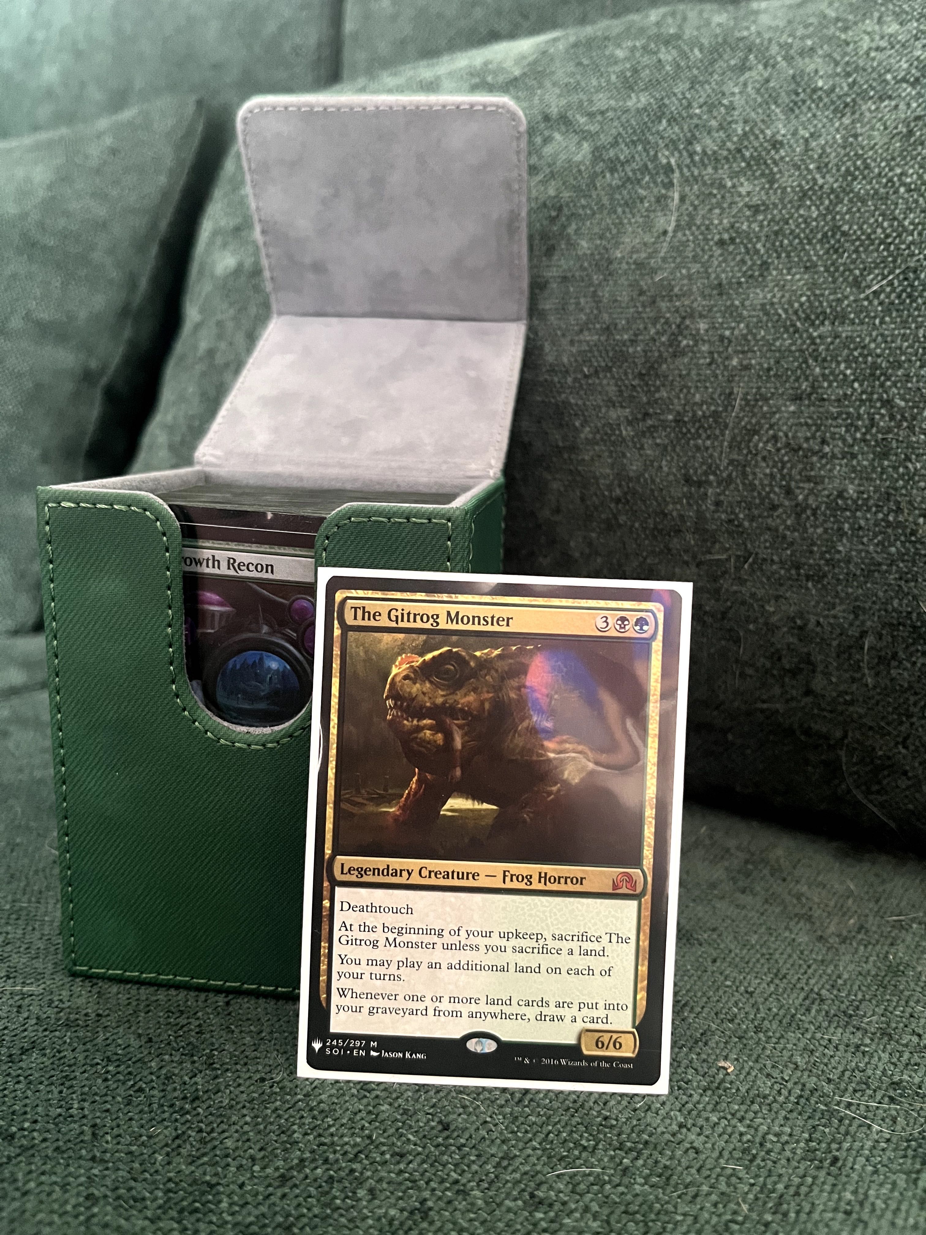Magic The Gathering Commander Deck / Landfall The Gitrog Monster