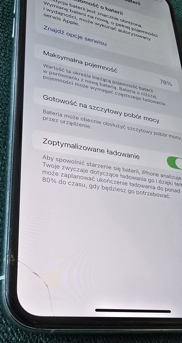 Iphone XS Max  Pekniety ekran