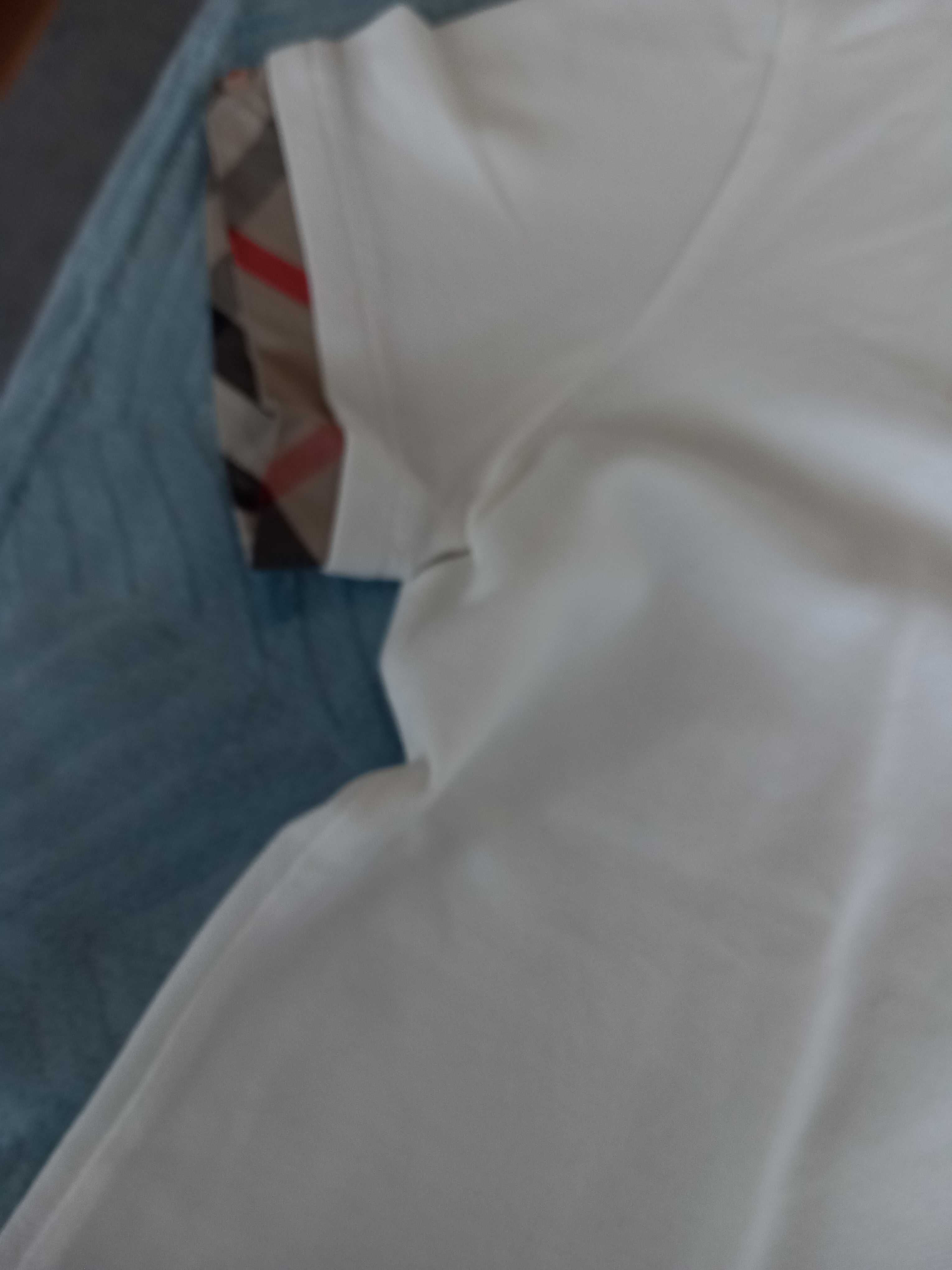 Polo Burberry com efeito camisa