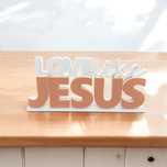 TEXTO DECORATIVO “AMAR COMO JESUS”.