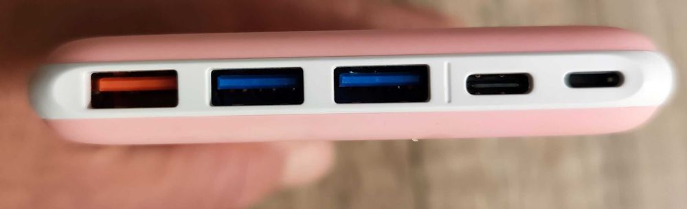 Przenośna ładowarka Power Bank (26800 mAh) różowy