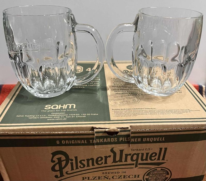 Kufel Pilsner Urquell 0.5l 500ml 6szt zestaw kufle