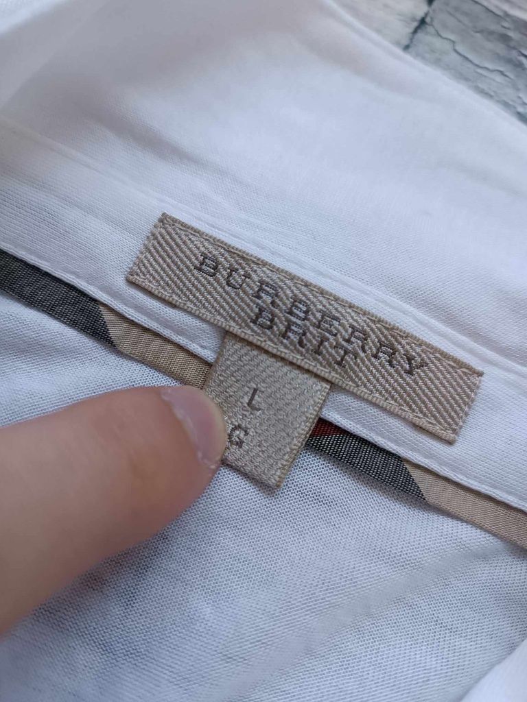 Oryginalna jedwabna koszula damska Burberry