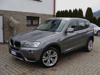 BMW X3 * 4x4 * Duża Nawigacja * Kamera * Skóry * Xenony * BEZWYPADKOWY !
