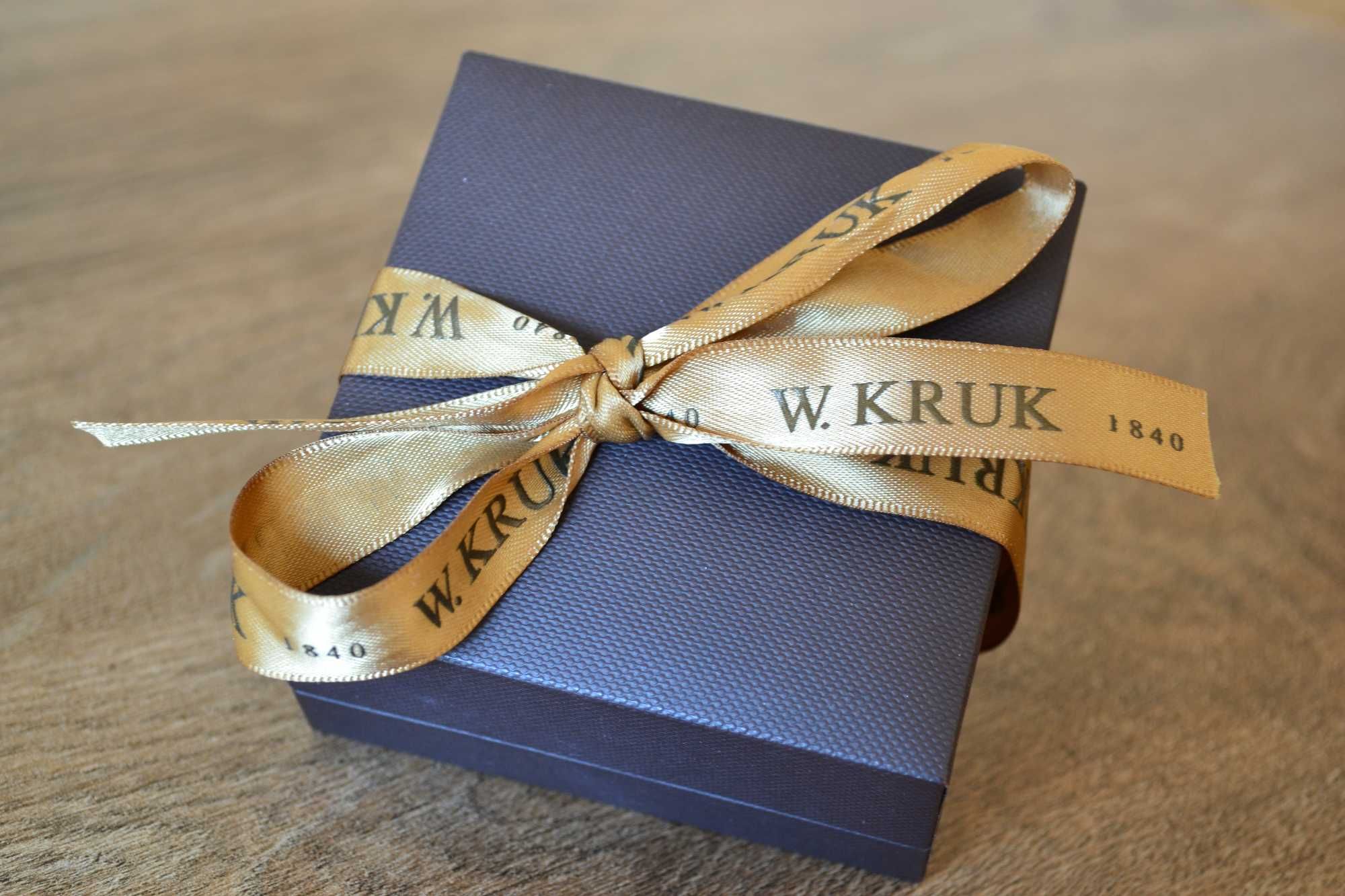 Pudełko na biżuterię firmy KRUK ze wstążką