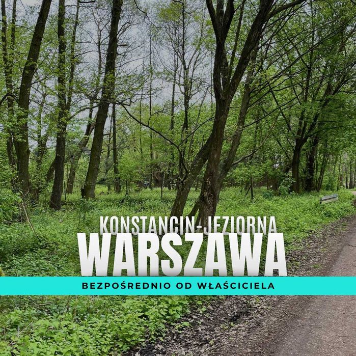 Działka inwestycyjna 2937 m², blisko natury, 30 minut od Warszawy