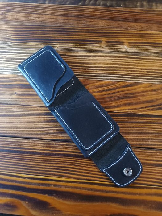 Чоловічий шкіряний гаманець ручної роботи