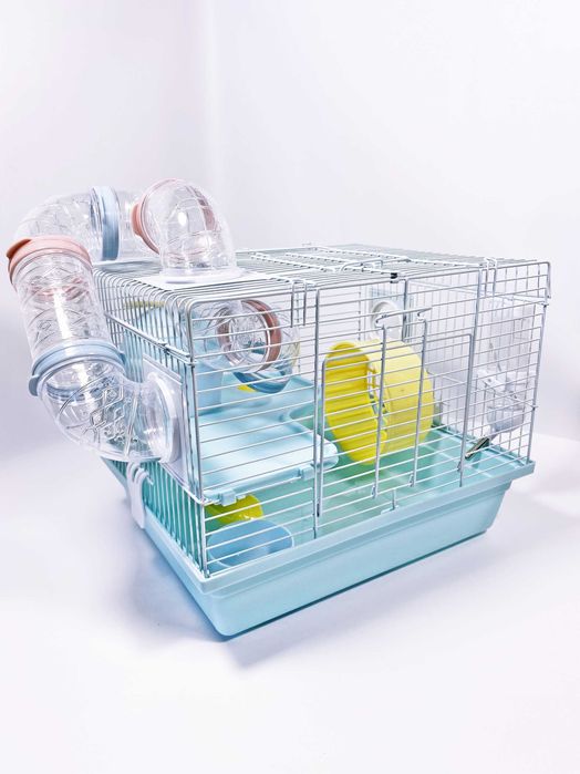 Красивая клетка с туннелями для хомяка. AV3501. 35 x 28 x 27 cm.