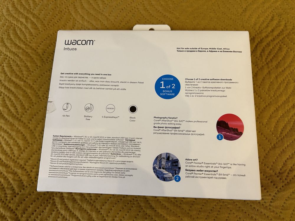 Tablet graficzny Wacom intuos nowy