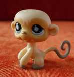 Littlest Pet Shop, LPS - figurka małpa #834 HASBRO