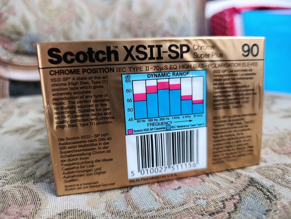 Kaseta magnetofonowa Scotch XSll-SP 90 NOWA fabrycznie zamknięta