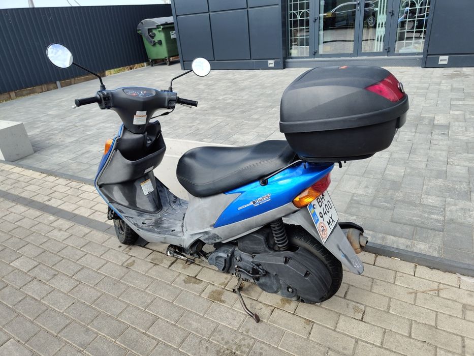Suzuki Address v125 синій на реєстрації з кофром
