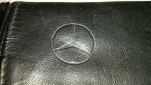 Pouch etui portfel na dokumenty auta Mercedes vintage