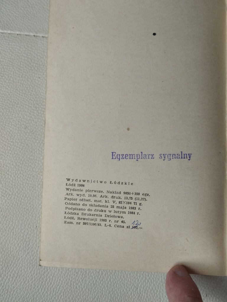 Dostojewski myśl a forma, egzemplarz sygnalny