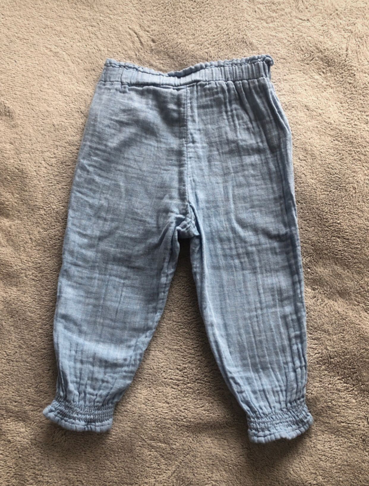 Spodnie niebieskie dla dziewczynki, rozmiar 86, H&M