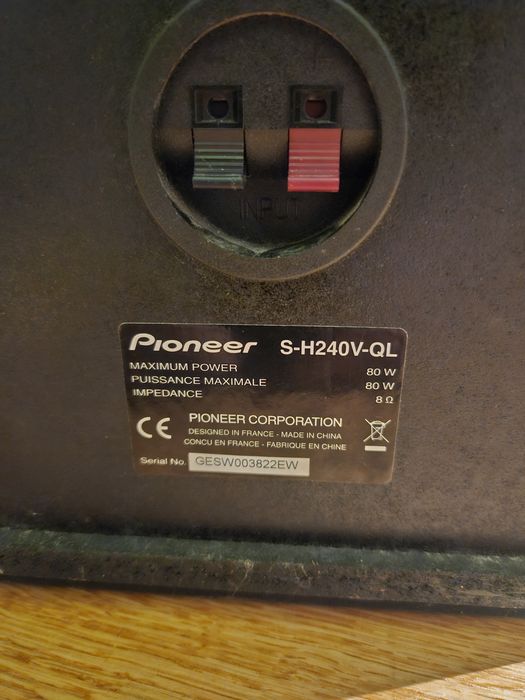 Kolumny Pioneer S-H240V-QL  piękne stylowe